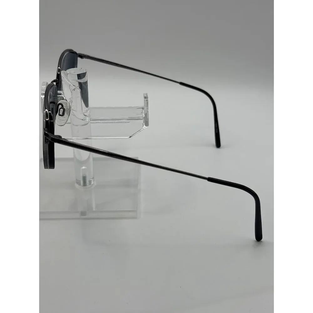 Duraflex DF2506 Gunmetal Rectangular Sunglasses Memory Metal